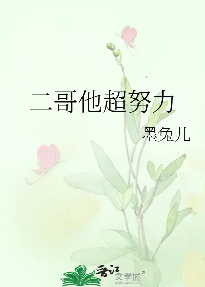 《二哥他超努力》小说封面