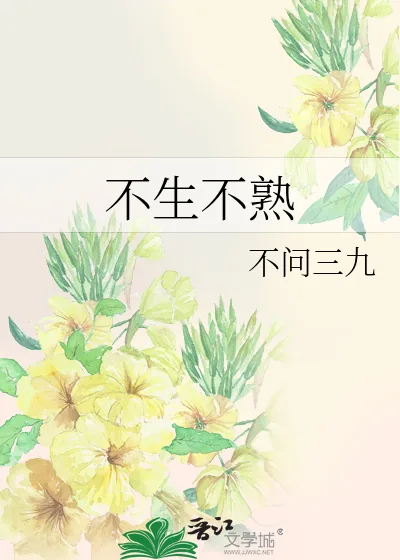 《不生不熟》小说封面