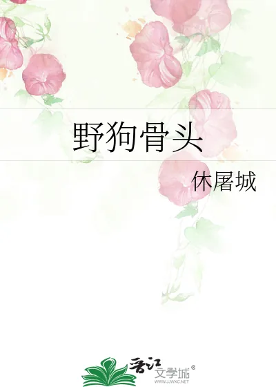 《野狗骨头》小说封面